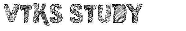 Vtks Study font preview